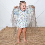 Bodysuit Dress - Catch of the Day Print by Bestaroo