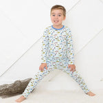 Bestaroo Catch Of The Day Pajama Set For Kids With Colorful Fish Print - 