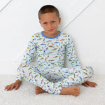 Bestaroo Catch Of The Day Pajama Set For Kids With Colorful Fish Print - 