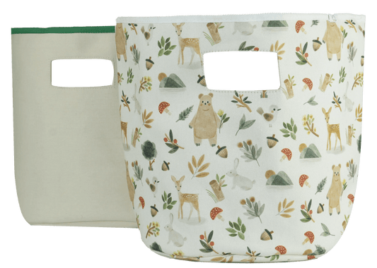 Cedar Soft Storage 2 Pack Nursery Baskets Bins and Bags.