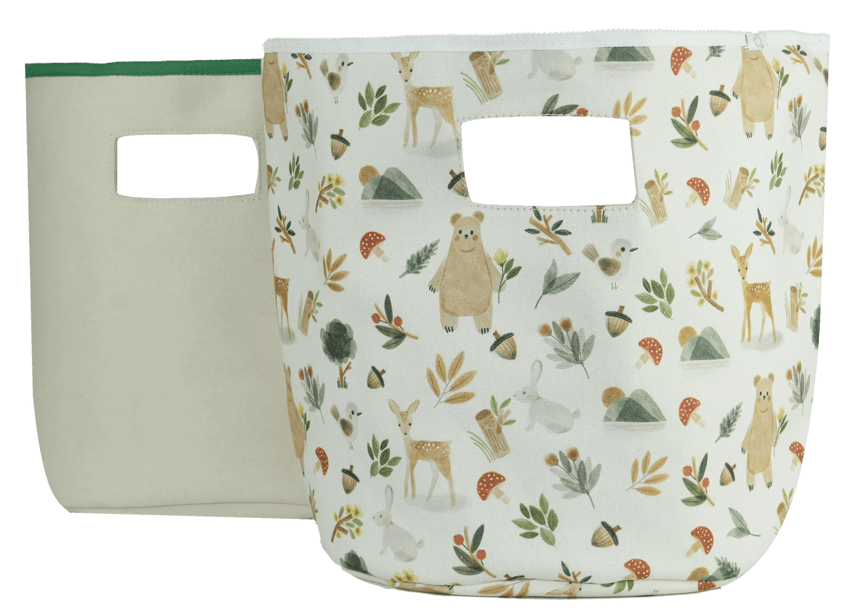 Goosewaddle® | Newborn Baby Blankets Toys Teethers Bibs & More Cedar Soft Storage 2 Pack - 