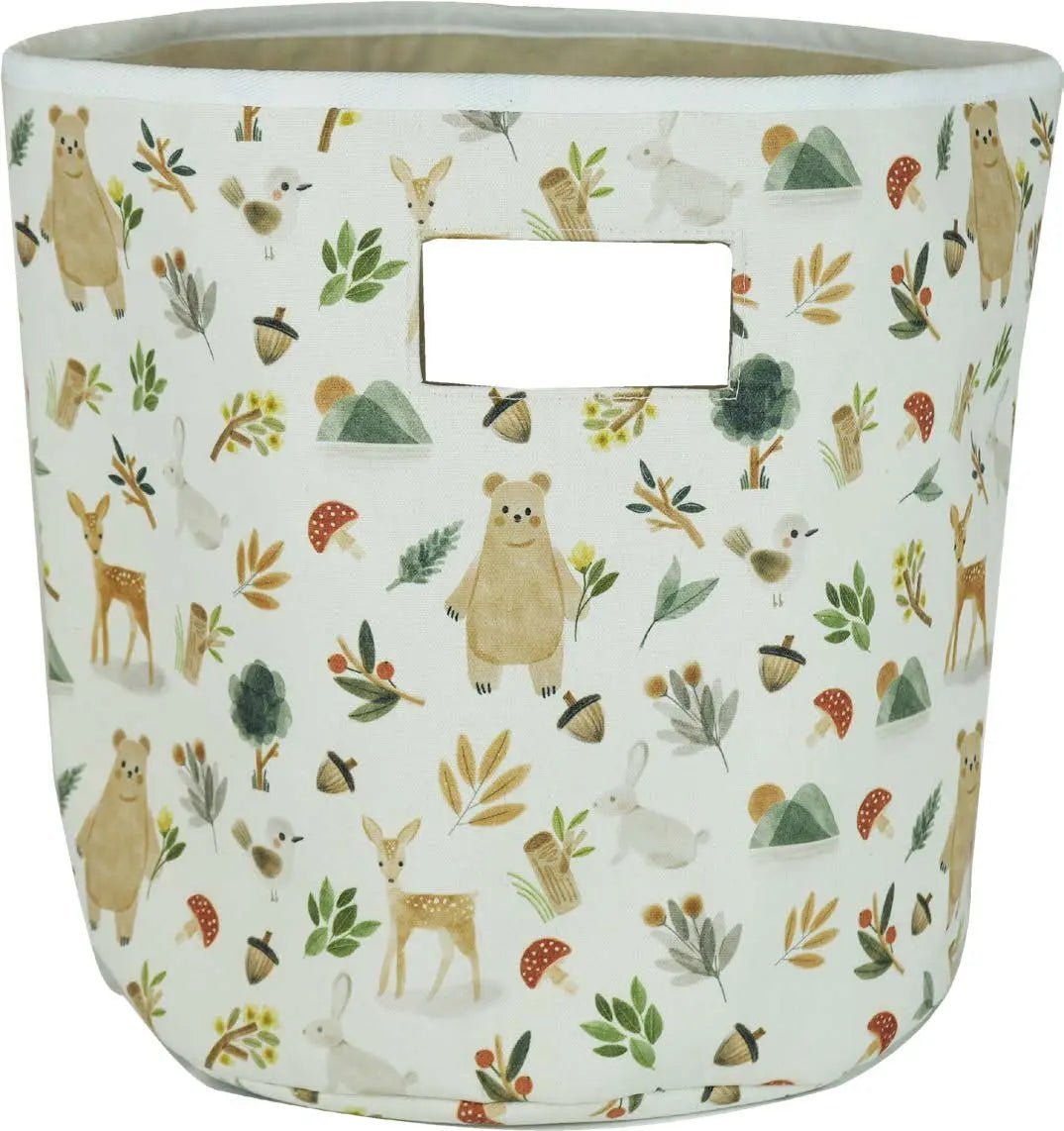 Goosewaddle® | Newborn Baby Blankets Toys Teethers Bibs & More Cedar Soft Storage Baskets with Durable Design