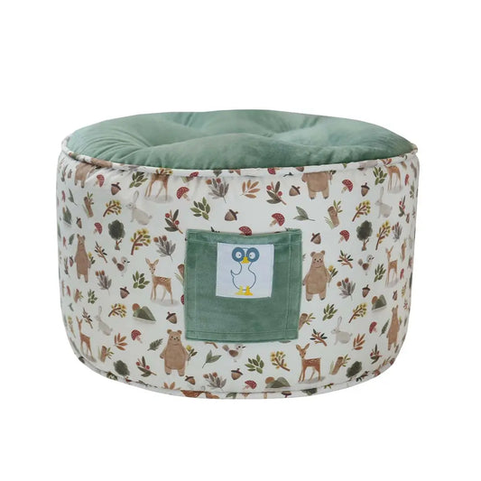 Cedar Toddler Ottoman Pouf Versatile Furniture Accent Piece.