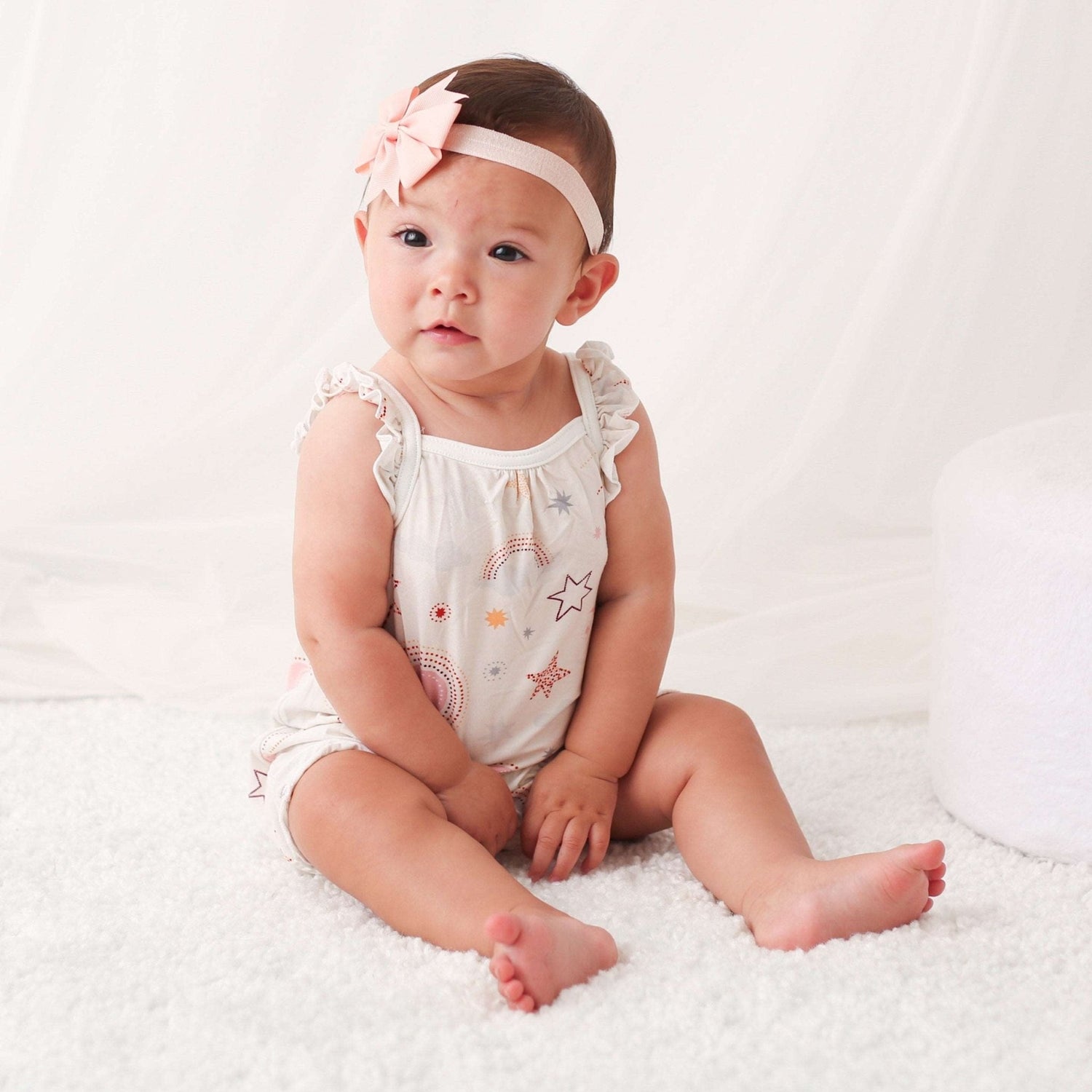 Bamboo Bubble Romper - Celestial Print
