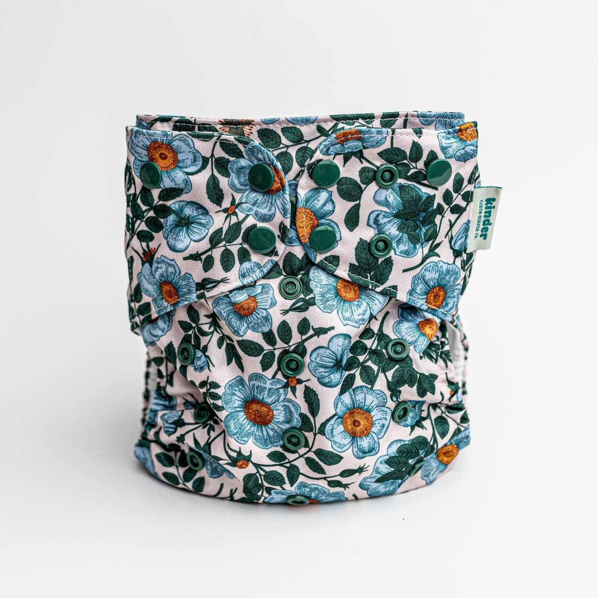 Floral: Essentials Pocket Cloth Diaper with Athletic Wicking Jersey, Grows with your Baby - Everetts Place Boutique -