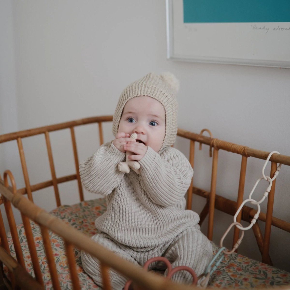 Mushie Chain Link Rings for Strollers and Car Seats Durable Plastic Toy Attachments - Everetts Place Boutique - 