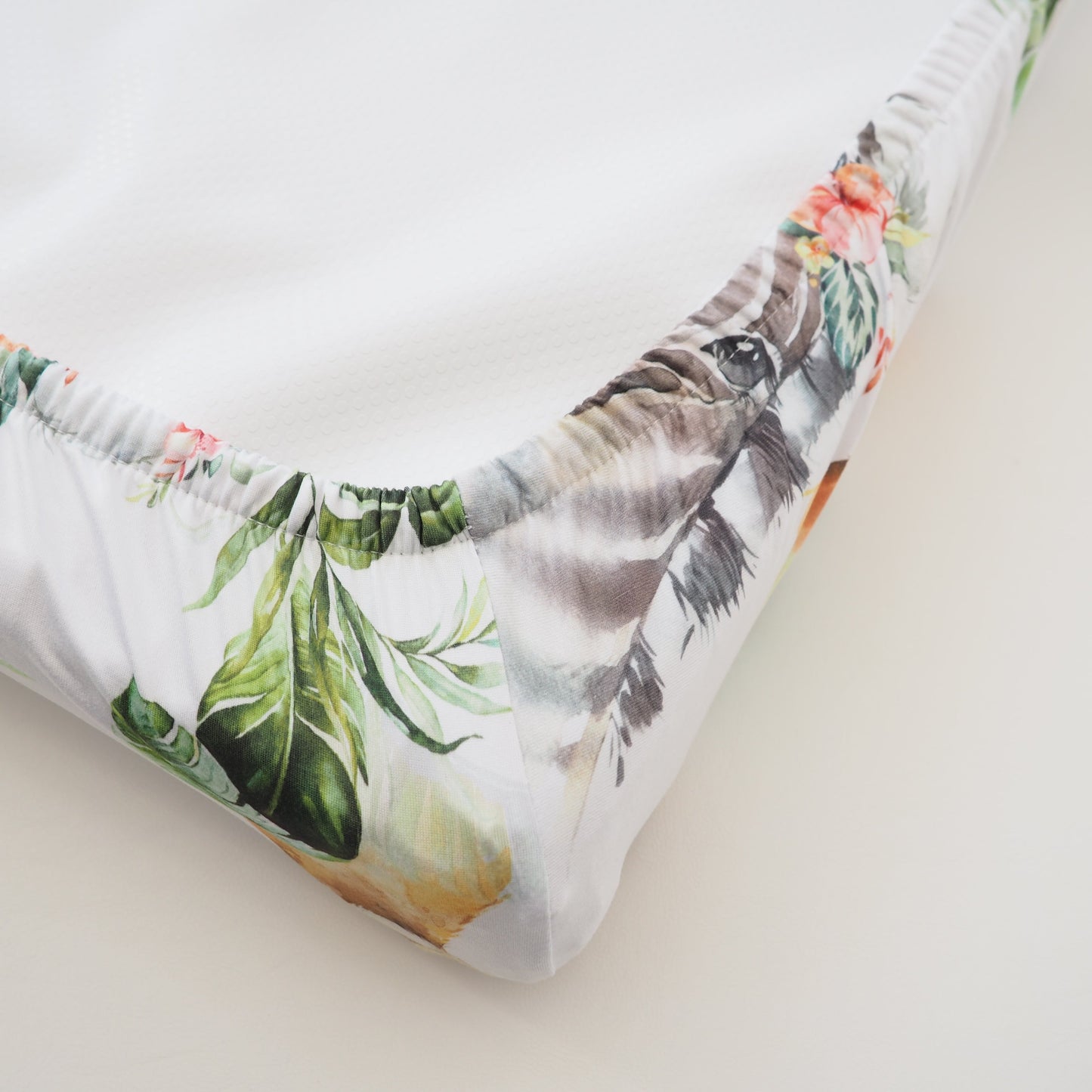 Changing Pad Cover Africa Animals Soft Stretchy Fabric Honey Lemonade