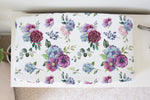 Honey Lemonade Soft Blue Floral Changing Pad Cover for Stylish Nursery Decor - Baby & Toddler > Diapering > Changing Mat & Tray Covers > Diaper Changing Pad Covers