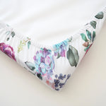 Honey Lemonade Soft Blue Floral Changing Pad Cover for Stylish Nursery Decor - Baby & Toddler > Diapering > Changing Mat & Tray Covers > Diaper Changing Pad Covers