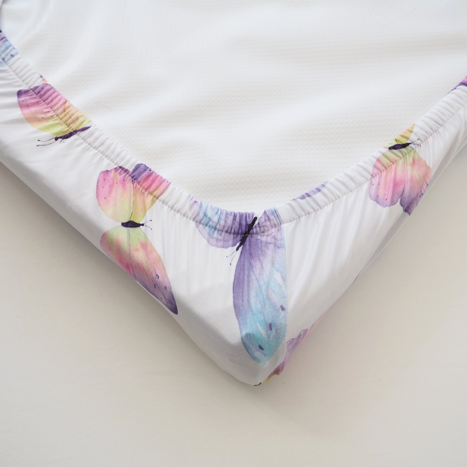 Butterfly Changing Pad Cover Adorable Nursery Decor Soft and Durable Honey Lemonade
