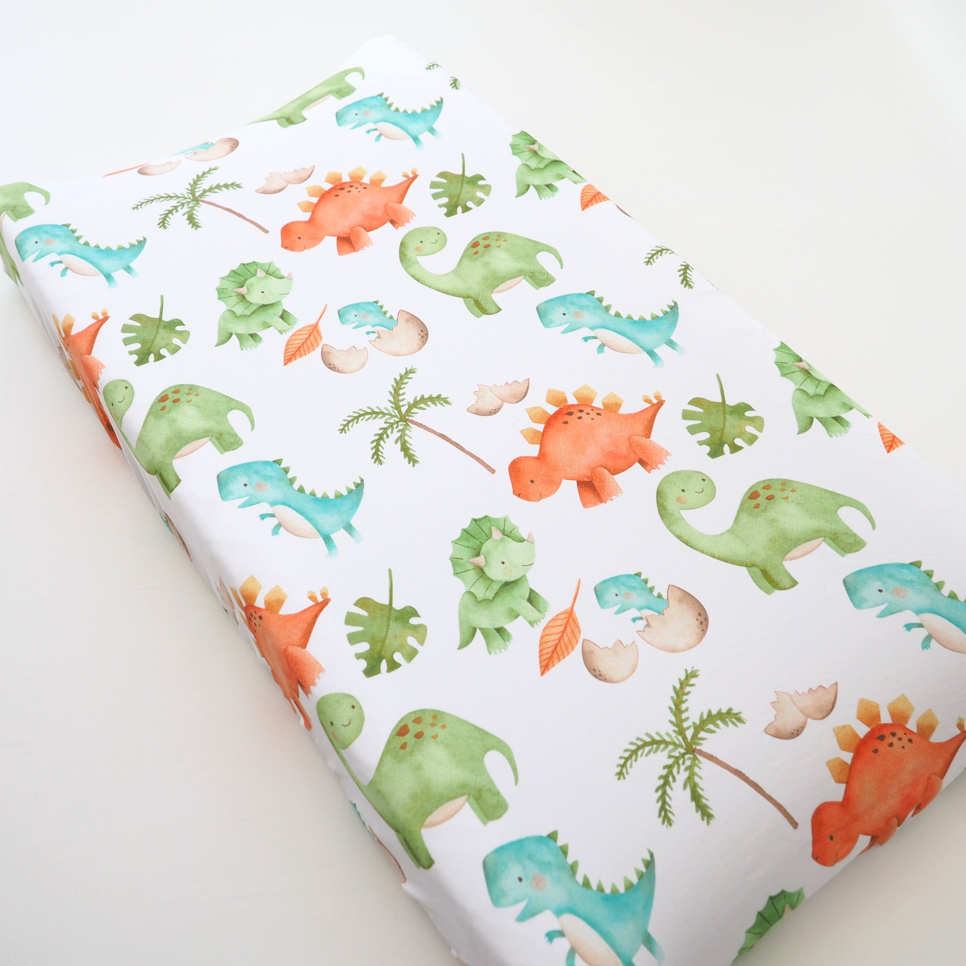 Dinosaur Changing Pad Cover Soft Cotton Nursery Decor Honey Lemonade