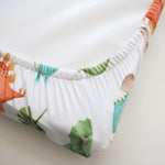 Honey Lemonade Soft Cotton Dinosaur Changing Pad Cover for Playful Nursery Decor - Baby & Toddler > Diapering > Changing Mat & Tray Covers > Diaper Changing Pad Covers