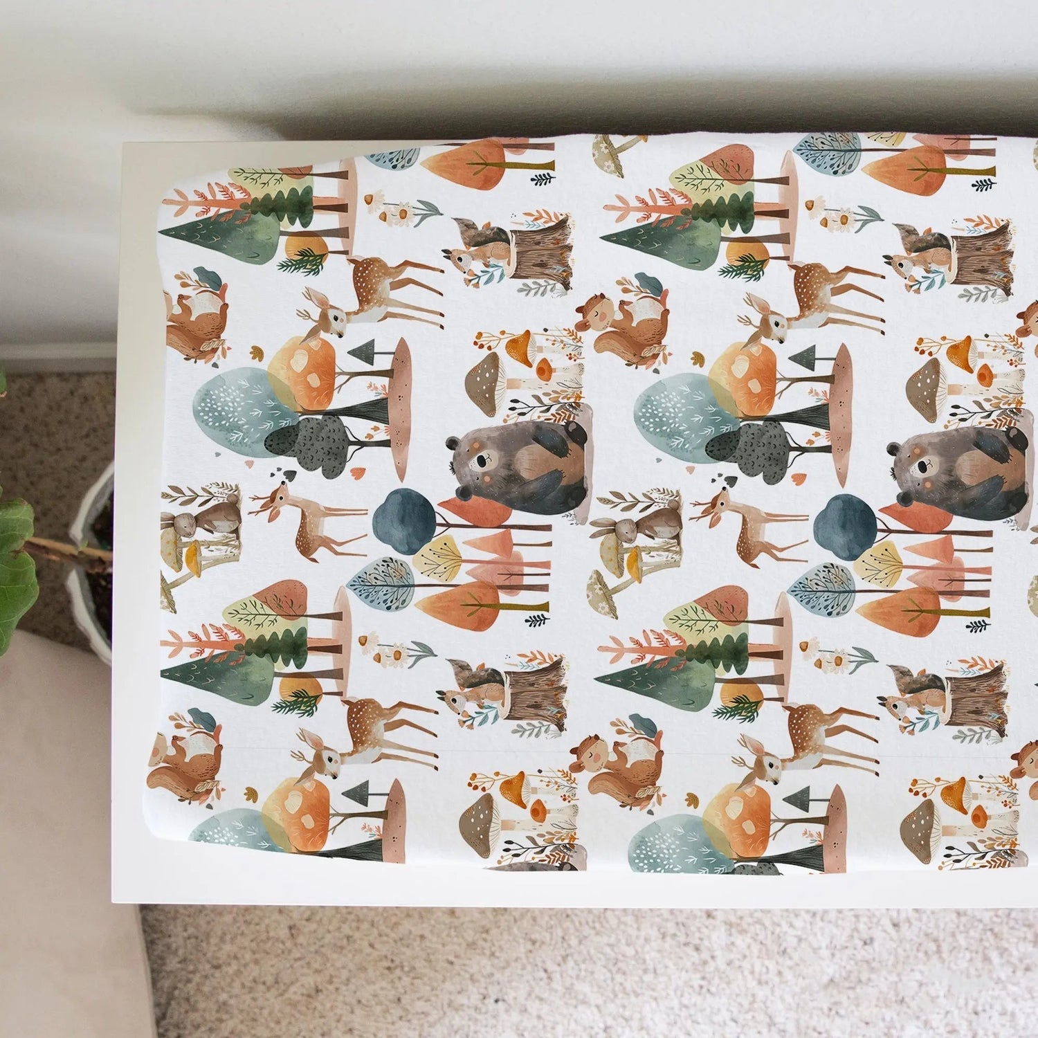 Honey Lemonade Changing Pad Cover - Enchanted Forest - 