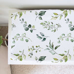 Honey Lemonade Eucalyptus Changing Pad Cover with Soft Fabric for Baby Comfort - Baby & Toddler > Diapering > Changing Mat & Tray Covers > Diaper Changing Pad Covers