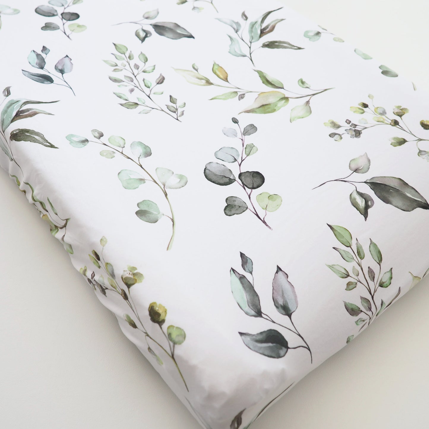 Eucalyptus Changing Pad Cover for Nursery Decor and Baby Comfort Honey Lemonade