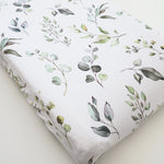 Honey Lemonade Eucalyptus Changing Pad Cover with Soft Fabric for Baby Comfort - Baby & Toddler > Diapering > Changing Mat & Tray Covers > Diaper Changing Pad Covers