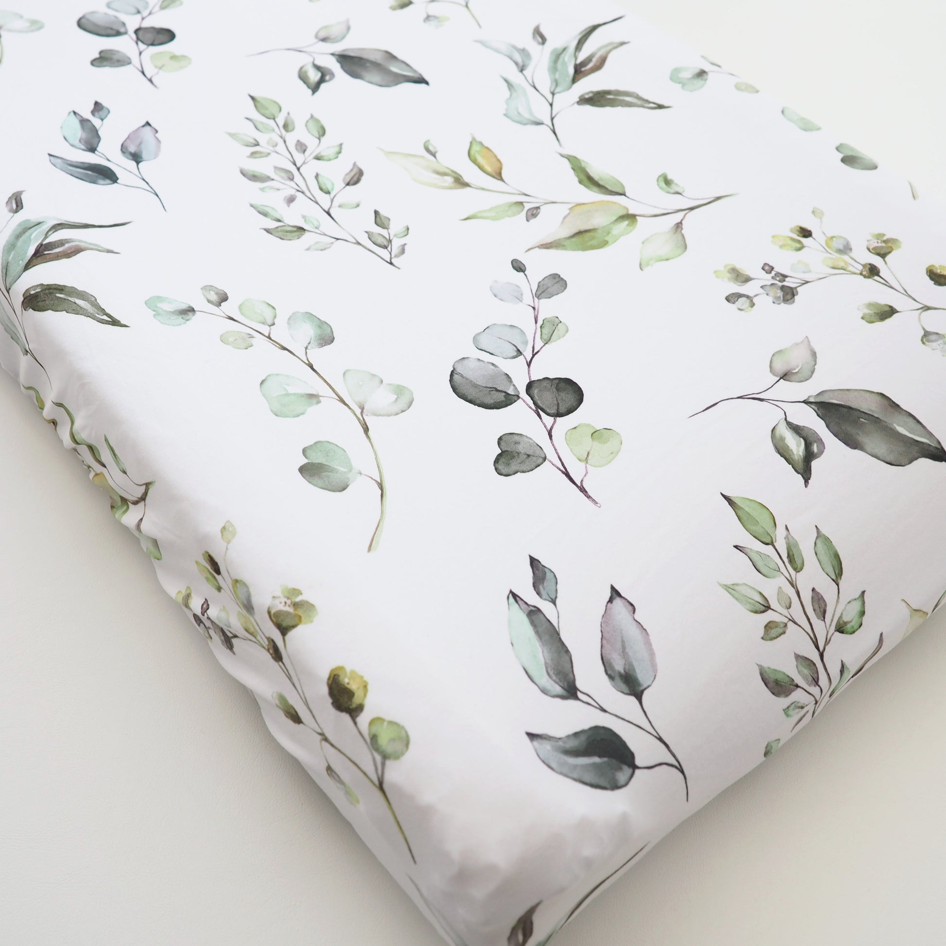 Eucalyptus Changing Pad Cover for Nursery Decor and Baby Comfort Honey Lemonade