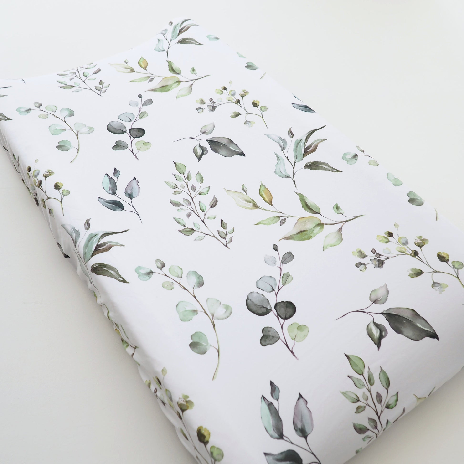 Eucalyptus Changing Pad Cover for Nursery Decor and Baby Comfort Honey Lemonade
