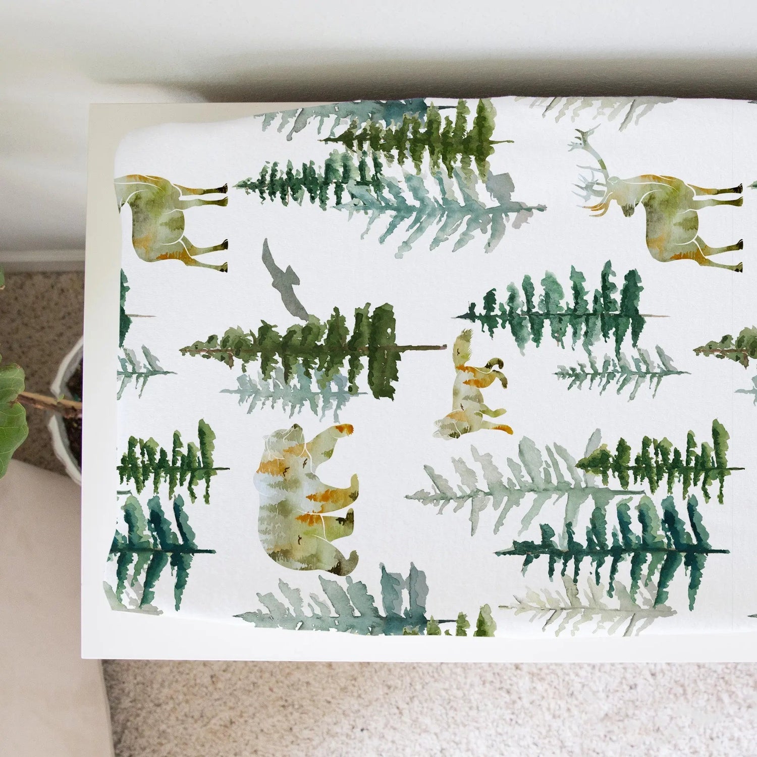 Honey Lemonade Changing Pad Cover - In The Woods - 
