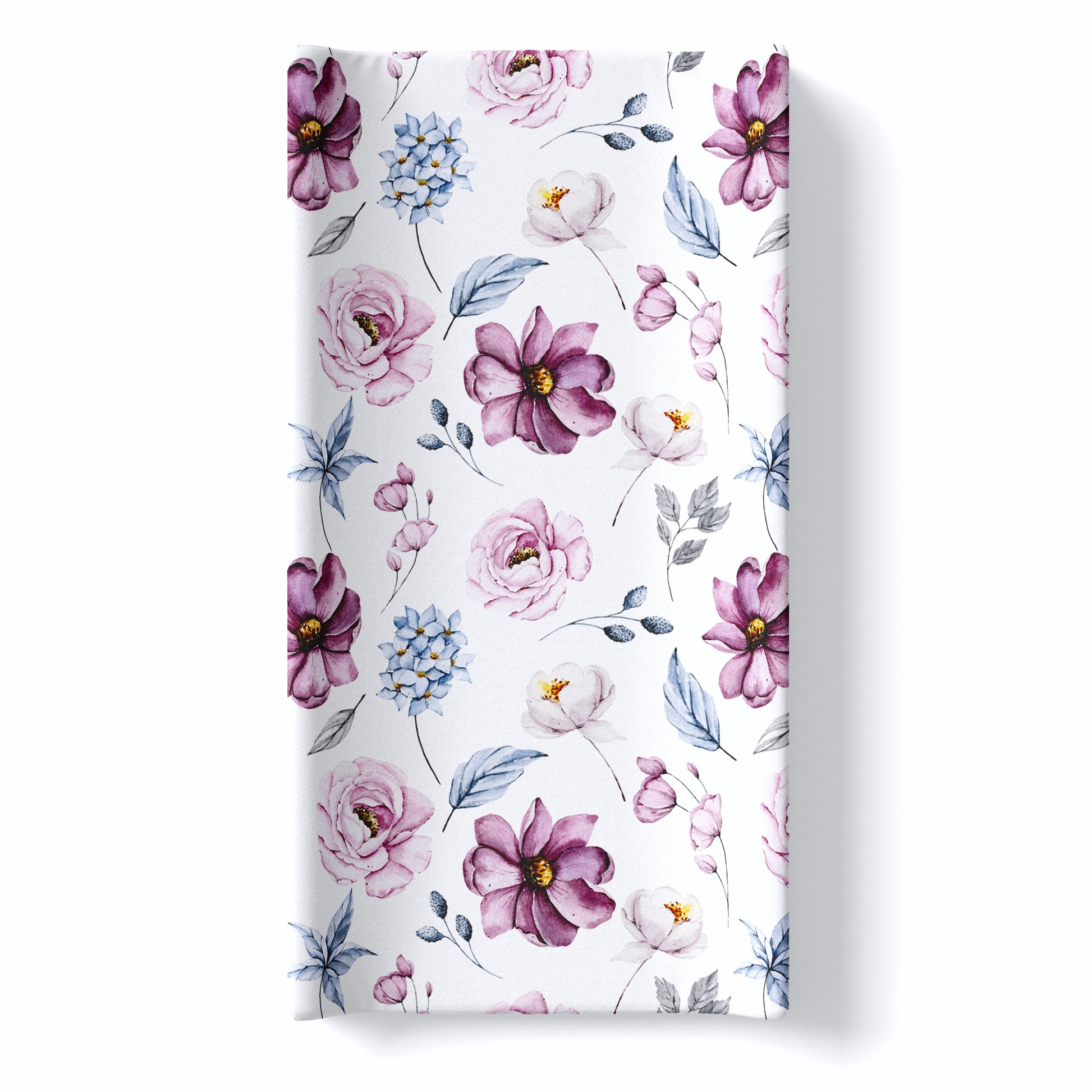 Vintage Floral Changing Pad Cover for Baby Nursery Soft Stretchy Fabric Honey Lemonade