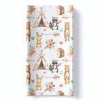 Honey Lemonade Soft Fabric Changing Pad Cover with Woodland Tribe Design for Baby Nursery - Baby & Toddler > Diapering > Changing Mat & Tray Covers > Diaper Changing Pad Covers