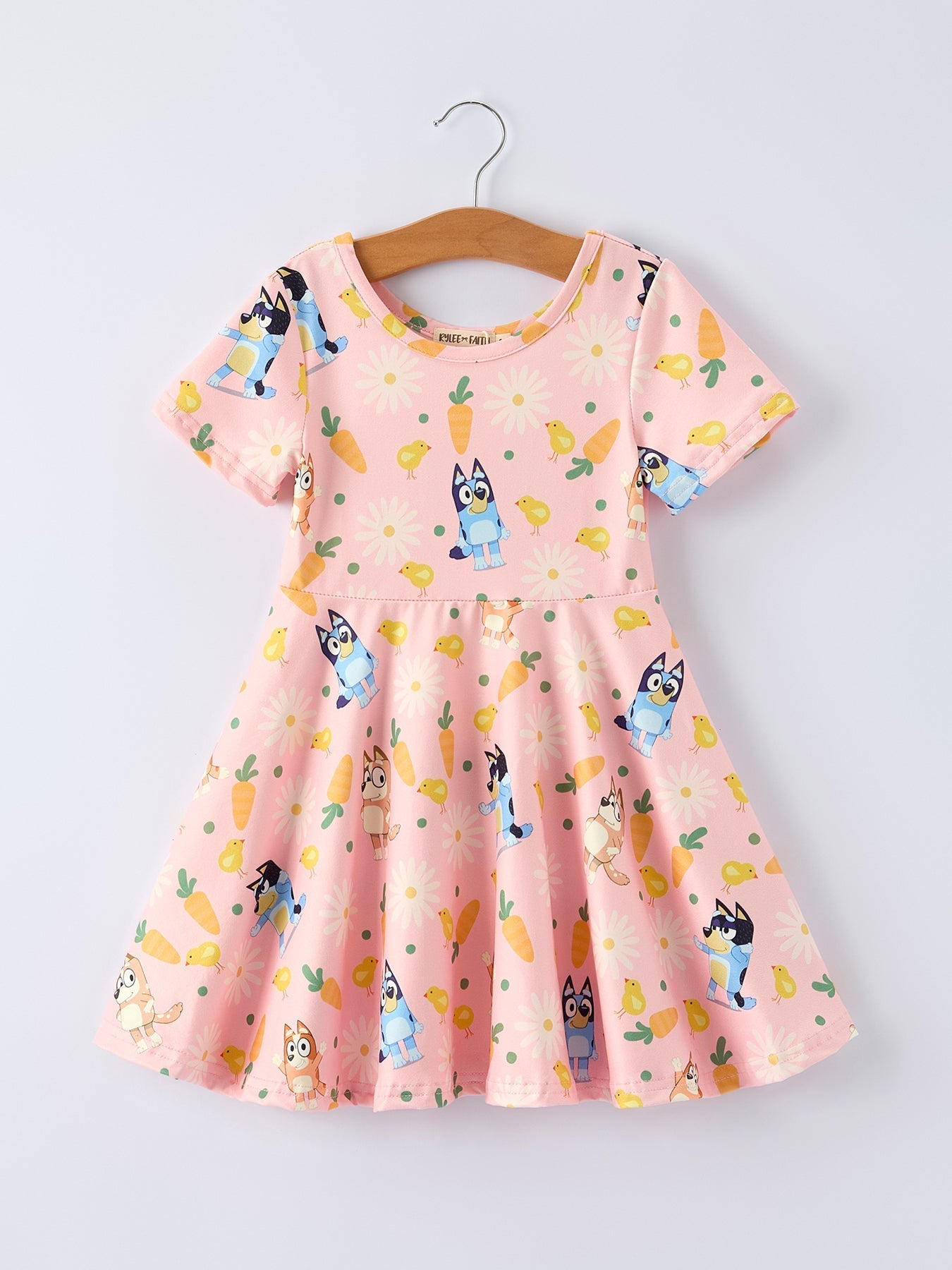 Rylee Faith Designs Character Print Short - sleeved Dress - 