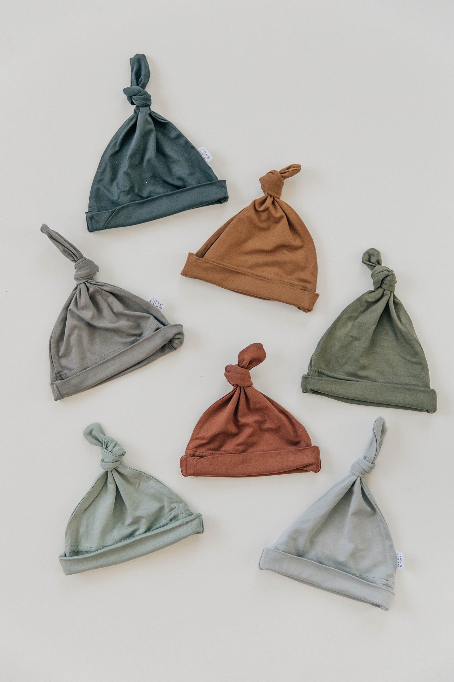 Mebie Baby Charcoal Bamboo Newborn Knot Hat - 