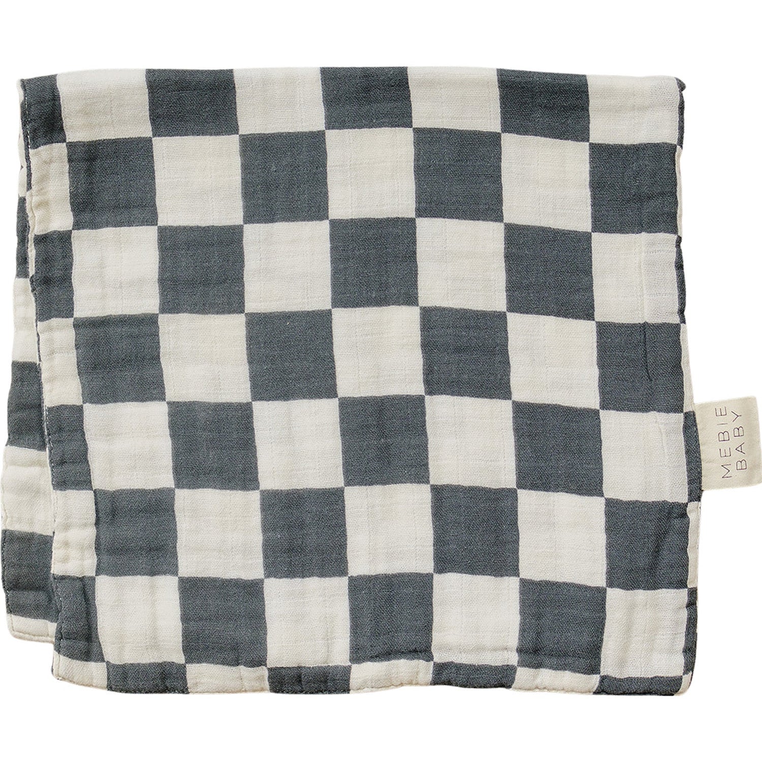 Charcoal Checkered Muslin Burp Cloth - Linens, Plaid, Tartan, Towel, Scarf | Everetts Place