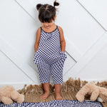 Bestaroo Charcoal Checks Jumpsuit - 