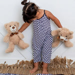 Bestaroo Charcoal Checks Jumpsuit - 
