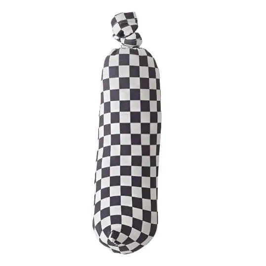 Bestaroo Charcoal Checks Swaddle Blanket 45x45 Baby Gift Idea - 
