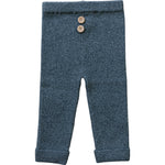 Mebie Baby Charcoal Knit Leggings For Babies And Kids 0 To 6 Years - 