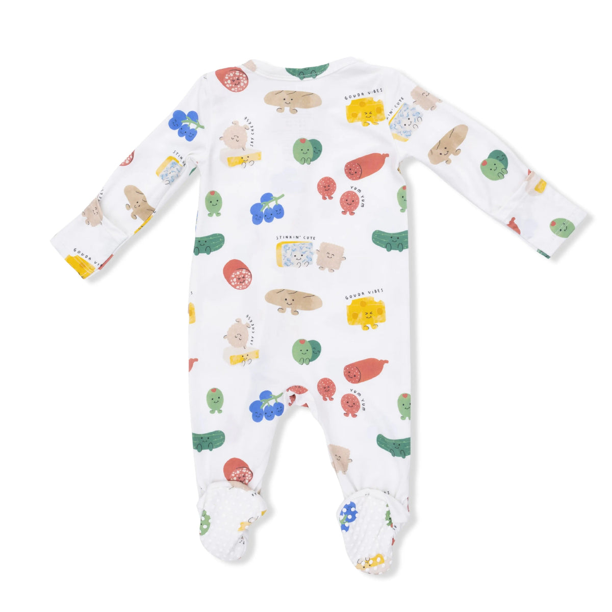 Angel Dear Charcuterie Cuties - 2 Way Zipper Footie - 