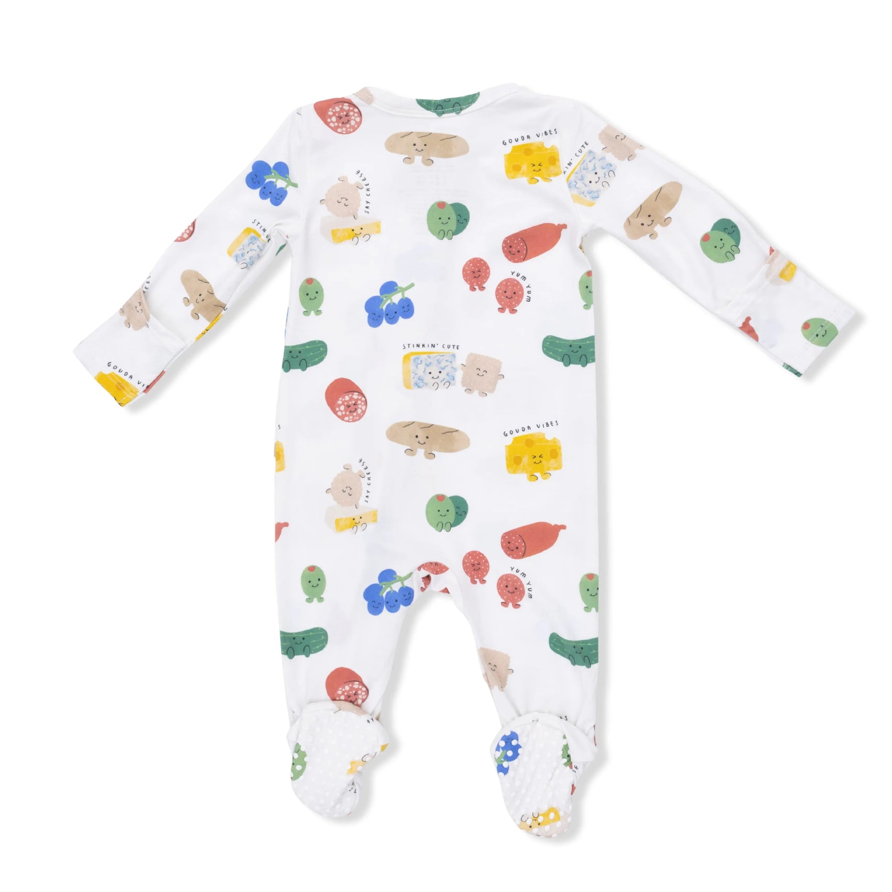 Angel Dear Charcuterie Cuties - 2 Way Zipper Footie - 