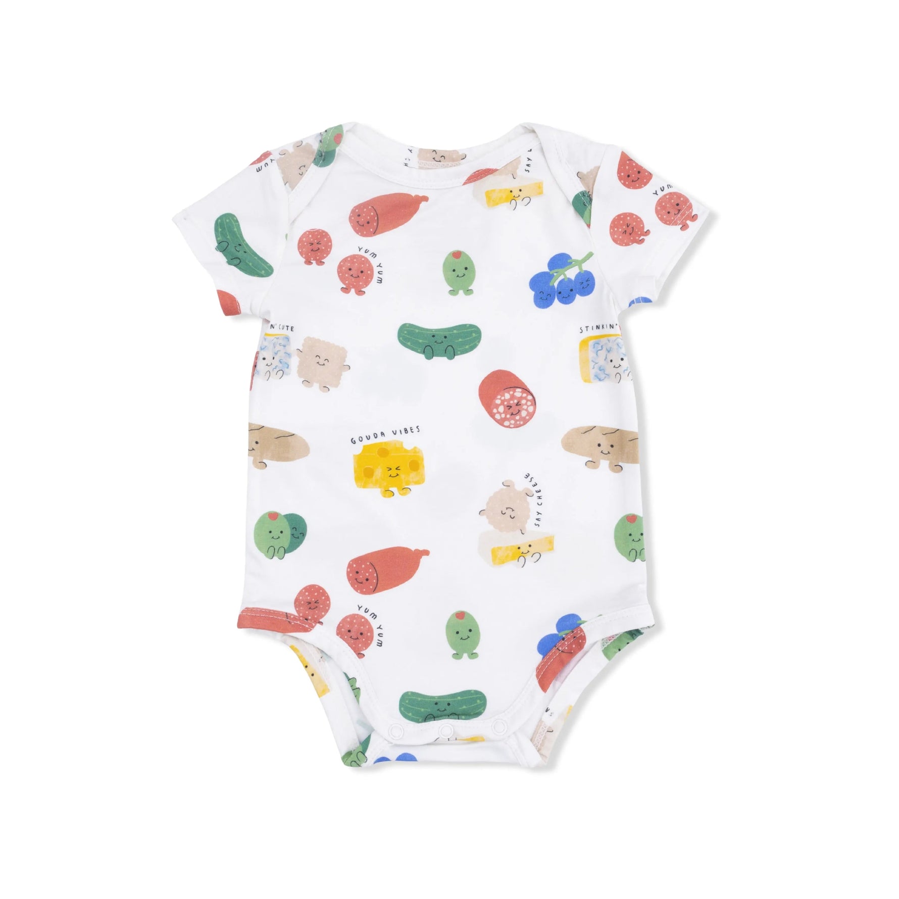 Angel Dear Charcuterie Cuties - Short Sleeve Bodysuit - 