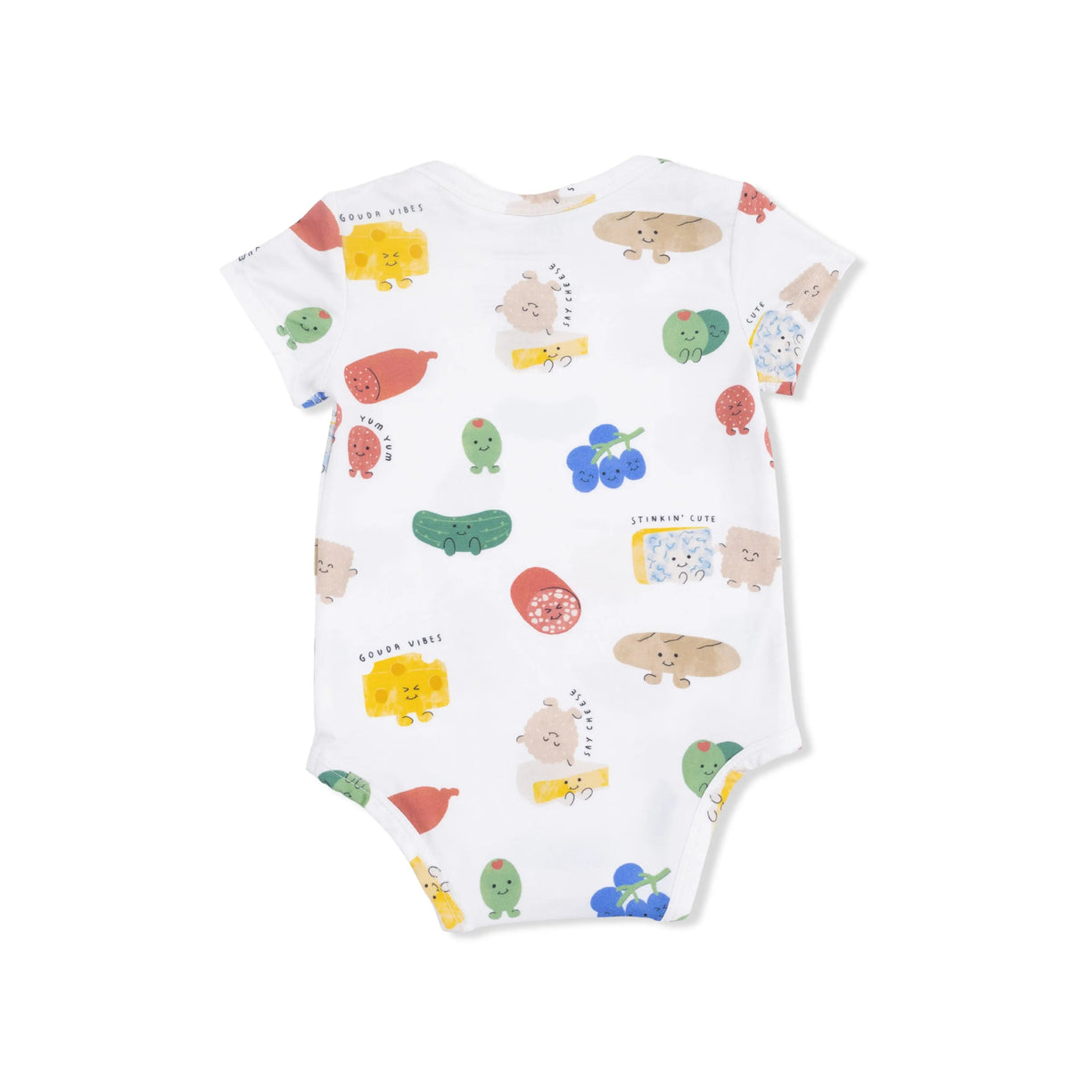 Angel Dear Charcuterie Cuties - Short Sleeve Bodysuit - 