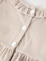 Rylee Faith Designs Charming Pumpkin Embroidery Plaid Dress for Girls During Fall Celebrations - 