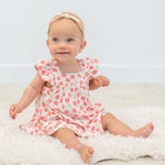 Sweet Bamboo Charming Ruffle Dress and Bloomer Set for Stylish Little Girls - 