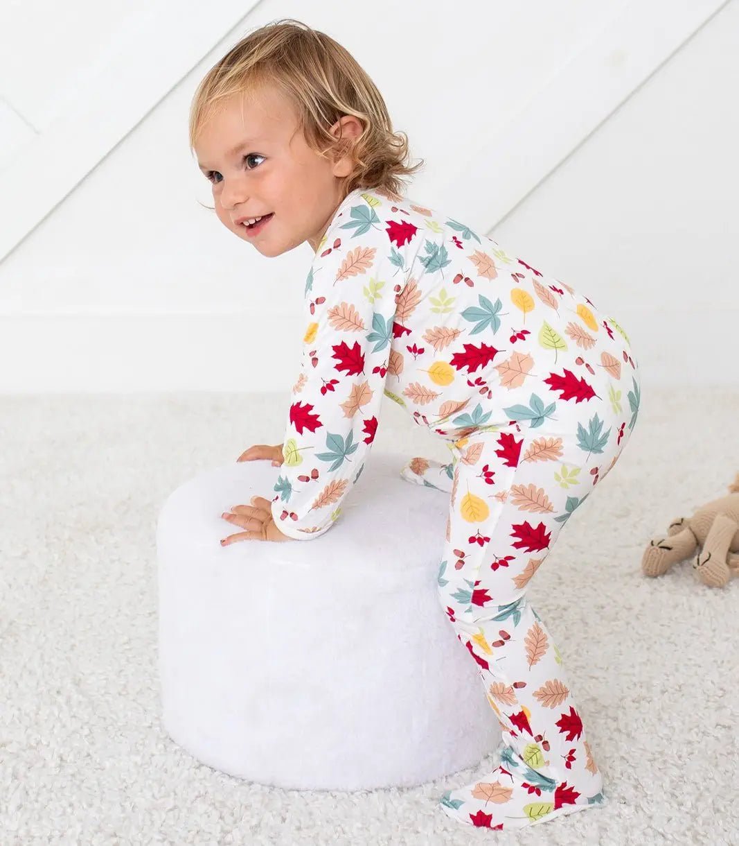 Charmleaf Footie - Sleeve, Baby & Toddler Clothing, Child, Facial expression, Smile | Everetts Place