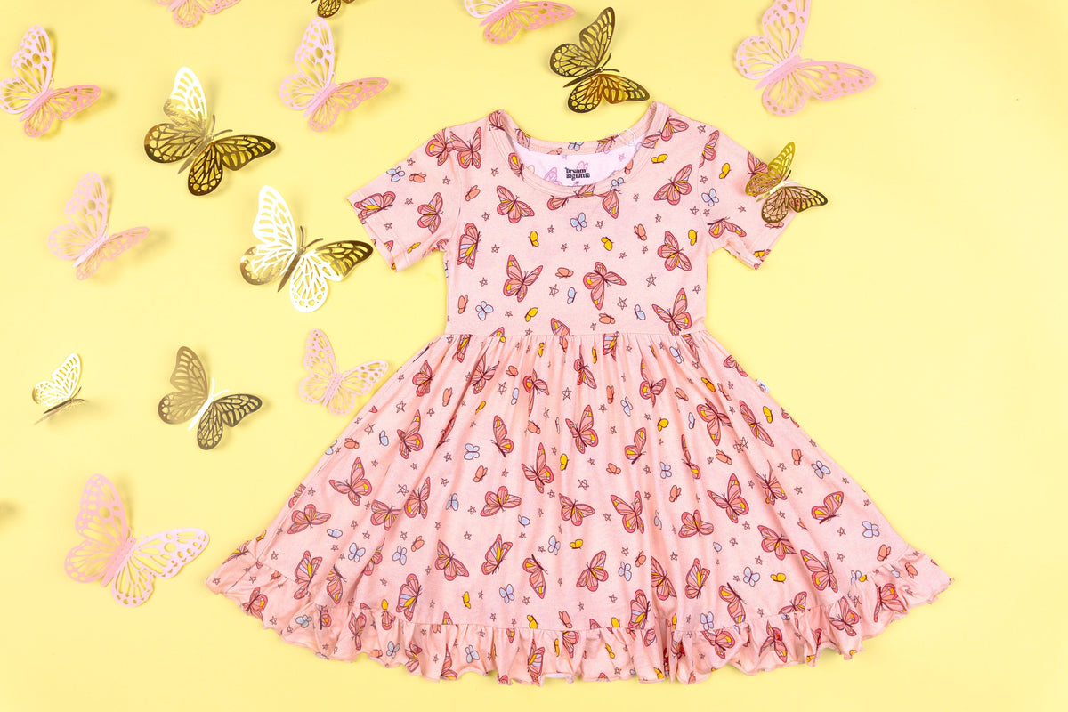 DREAM BIG LITTLE CO CHASING BUTTERFLIES DREAM RUFFLE DRESSEveretts Place