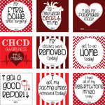 Three Little Tots CHD Heart Warrior Plastic Moment Cards - 