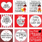 Three Little Tots CHD Heart Warrior Plastic Moment Cards - 