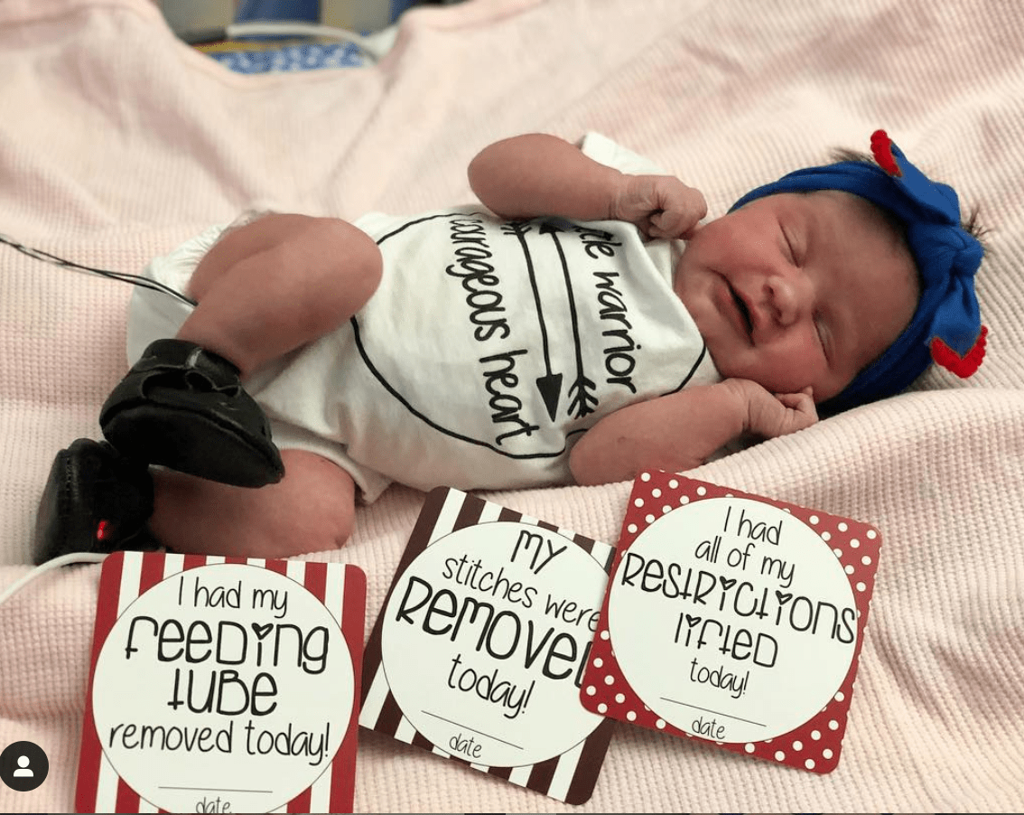 Three Little Tots CHD Heart Warrior Plastic Moment Cards - 