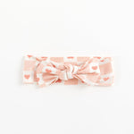 Dreamlet Checkerboard Hearts Bow Headband Dreamlet Baby Accessory - Everetts Place Boutique - 