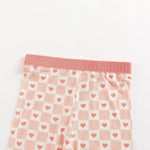 Dreamlet Checkerboard Hearts Two Piece Bamboo Viscose Set Dreamlet - Everetts Place Boutique - 