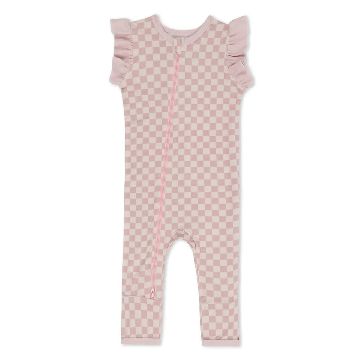 Bestaroo Checkers in Pink Romper - 