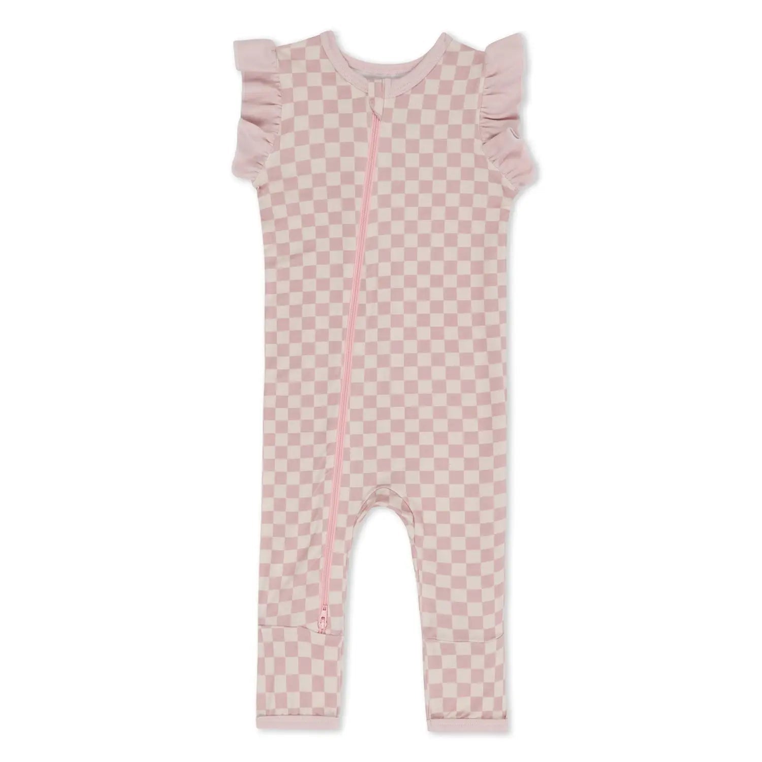 Bestaroo Checkers in Pink Romper - 