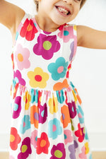 Mila & Rose ® Cheerful Blooms Tank Twirl Dress - 