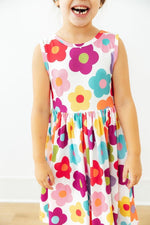 Mila & Rose ® Cheerful Blooms Tank Twirl Dress - 