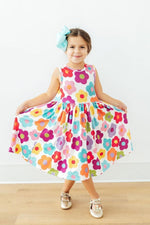 Mila & Rose ® Cheerful Blooms Tank Twirl Dress - 
